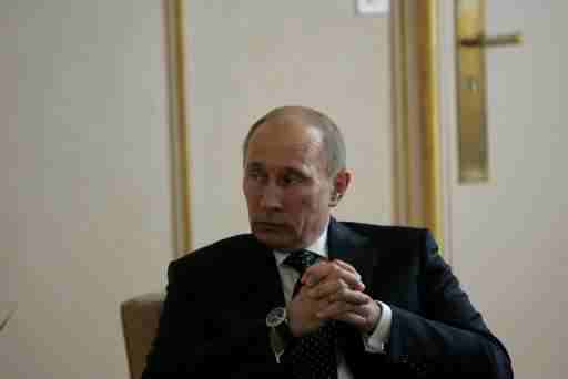 Russian Premier Vladimir Putin meets ITU Secretary-General Hamadoun Touré -